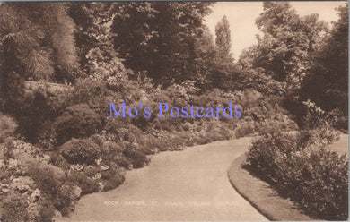 Oxfordshire Postcard - Oxford, St John's College Rock Garden DC2368