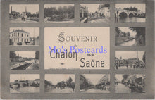 Load image into Gallery viewer, France Postcard - Souvenir De Chalon Sur Saone  DC2200
