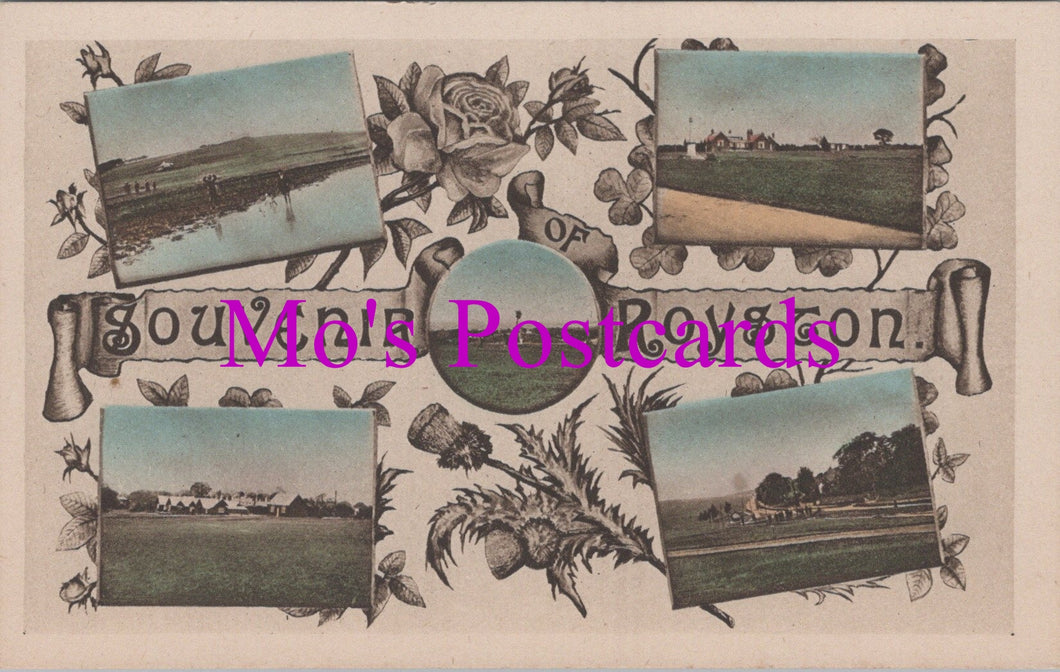 Hertfordshire Postcard - Souvenir of Royston  DZ34