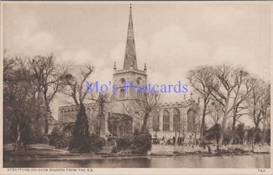 Warwickshire Postcard - Stratford-On-Avon Church  DC1693