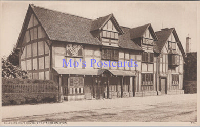 Warwickshire Postcard - Stratford-On-Avon, Shakespeare's House  DC1694