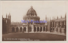 Load image into Gallery viewer, Oxfordshire Postcard - Oxford, All Souls College Quadrangle   DC1711
