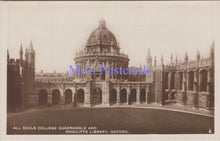 Load image into Gallery viewer, Oxfordshire Postcard - Oxford, All Souls College Quadrangle   DC1711