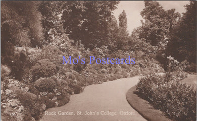 Oxfordshire Postcard - Oxford, St John's College Rock Garden  DC1712