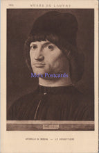 Load image into Gallery viewer, Art Postcard - Musee De Louvre, Antonello Da Messina, Le Condottiere SW13843
