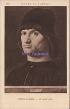 Load image into Gallery viewer, Art Postcard - Musee De Louvre, Antonello Da Messina, Le Condottiere SW13843