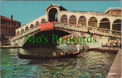 Italy Postcard - Venice, The Rialto Bridge   SW13624