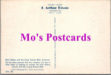 Load image into Gallery viewer, Somerset Postcard - Bath Abbey and The Great Roman Bath SW14972