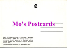 Load image into Gallery viewer, Cambridgeshire Postcard - Peterborough Cathedral, Wooden Nave Ceiling c1220 - SW1503