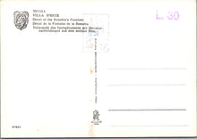 Load image into Gallery viewer, Italy Postcard - Tivoli, Villa D'Este, Detail of The Rometta's Fountain  SW15960