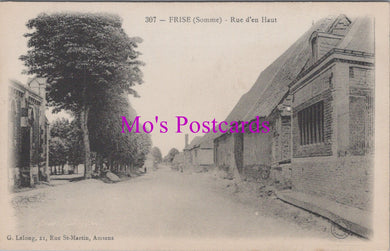 France Postcard - Frise, Somme - Rue d'en Haut    SW14162