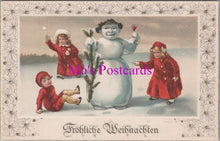 Load image into Gallery viewer, Greetings Postcard - Merry Christmas, Frohliche Weihnachten  SW14229
