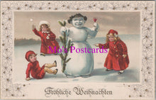 Load image into Gallery viewer, Greetings Postcard - Merry Christmas, Frohliche Weihnachten  SW14229