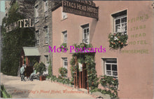 Load image into Gallery viewer, Cumbria Postcard - Windermere, Feirn&#39;s Stag&#39;s Head Hotel  SW14247
