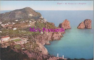 Italy Postcard - Capri, La Certosa ed i Faraglioni  SW14266
