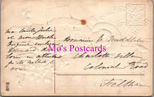 Load image into Gallery viewer, Embossed Greetings Postcard - Sincere Wishes, Voeux Sinceres   SW14276
