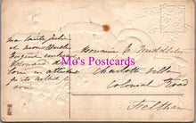 Load image into Gallery viewer, Embossed Greetings Postcard - Sincere Wishes, Voeux Sinceres   SW14276