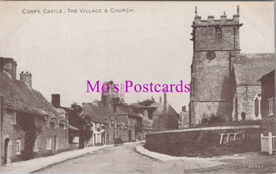 Dorset Postcard - Corfe Castle, The Village and Church  SW14286