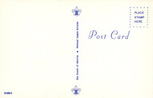 Load image into Gallery viewer, Vintage postcard with Scout emblem and text on a light background