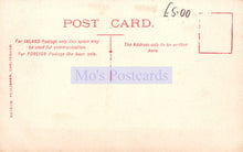 Load image into Gallery viewer, Vintage-style postcard with 'Mo's Postcards' branding on a light pink background