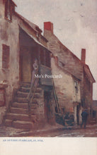 Load image into Gallery viewer, Cornwall Postcard - St Ives, An Outside Staircase SW19136