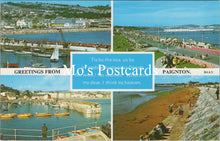 Load image into Gallery viewer, Devon Postcard - Greetings From Paignton  SW17206