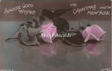 Load image into Gallery viewer, Xmas Greetings Postcard - Sincere Good Wishes For Christmas SW18018