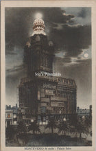 Load image into Gallery viewer, Uruguay Postcard - Montevideo De Noche, Palacio Salvo SW18310