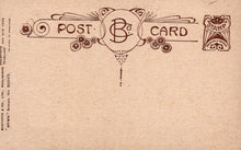Load image into Gallery viewer, Vintage-style postcard with decorative border and 'Post Card' text on a textured beige background.