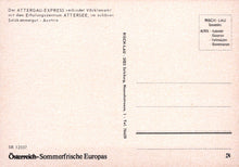Load image into Gallery viewer, Austria Postcard - The Attergau Express SW18967