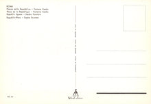 Load image into Gallery viewer, Back of a postcard with text and a logo, featuring a gradient background.