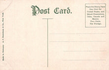 Load image into Gallery viewer, Vintage postcard with text and stamp placeholder on a beige background