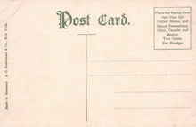 Load image into Gallery viewer, Vintage postcard back with stamp area and text