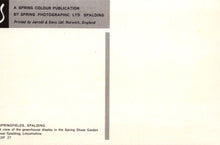 Load image into Gallery viewer, Lincolnshire Postcard - Greenhouse Display, Springfields, Spalding VT570