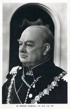 Load image into Gallery viewer, Waxworks Postcard - Sir Winston Churchill, Madame Tussaud's SW18366