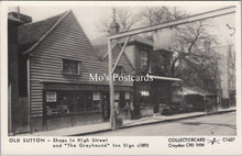 Load image into Gallery viewer, London Postcard - Old Sutton, Shops in High Street  SW17533