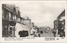 Load image into Gallery viewer, London Postcard - Old Sutton, Lower End of High Street  SW17535