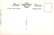 Load image into Gallery viewer, Back of a postcard with 'Marimex' branding and text instructions.