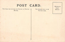 Load image into Gallery viewer, Vintage postcard with printed text and a line for writing on it.