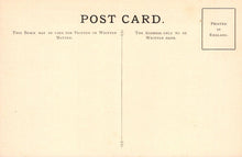 Load image into Gallery viewer, Vintage postcard with printed text and a vertical line for writing addresses.