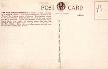 Load image into Gallery viewer, Vintage postcard with text and a logo on a beige background