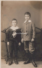 Load image into Gallery viewer, Ancestors Postcard - Two Smartly Dressed Boys SW18881