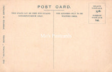 Load image into Gallery viewer, Vintage-style postcard back with text and 'Mo's Postcards' branding