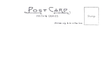 Load image into Gallery viewer, Blank postcard with 'Frith's Series' branding and a stamp placeholder.