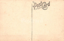 Load image into Gallery viewer, Vintage postcard with 'Post Card' text and a vertical line on a beige background