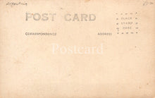 Load image into Gallery viewer, Vintage postcard with typewritten text on a beige background
