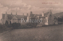Load image into Gallery viewer, Vintage black and white postcard of a large building with 'St Michael's Home, Arbroath' text.