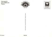 Load image into Gallery viewer, Back of a postcard with 'Colourmaster Postcards' branding and text.