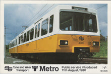 Load image into Gallery viewer, Transport Postcard - Tyne and Wear Metro Service, 1980 - SW17991