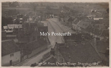 Load image into Gallery viewer, Wiltshire Postcard - High Street From Church Tower, Sherston SW19252